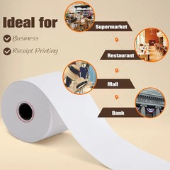 50 Rolls 2 1/4″ x 165′ Thermal Paper Credit Card Cash Register POS Receipt Paper