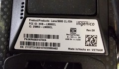 Ingenico Lane/3000 USB Credit Card Reader Point of Sale POS Terminal