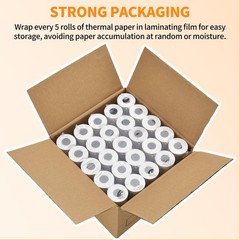2 1/4” x 50′ Thermal Receipt Paper 50 Rolls, 2.25x50ft Receipt Roll Cash Reg…
