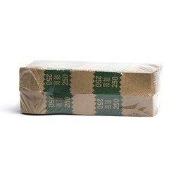 Natural Kraft Saw-Tooth $250 Currency Band (1,000)