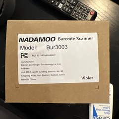 NADAMOO BUR3003 433MHz Wireless Barcode Scanner