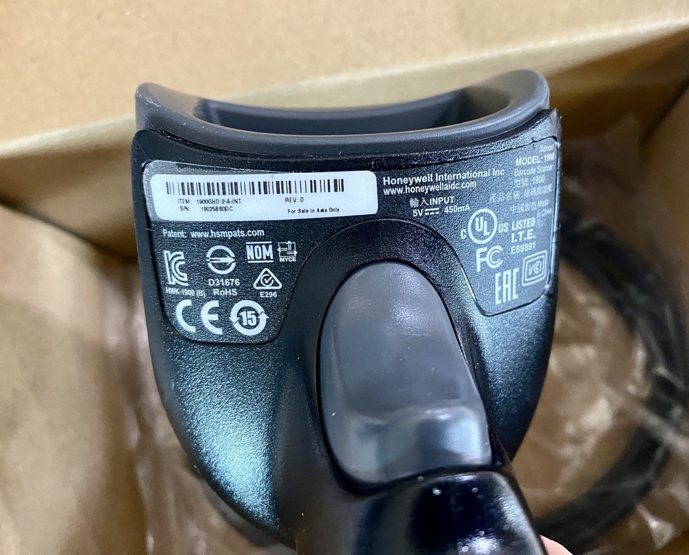 Honeywell Xenon 1900GHD-2USB High Density 2D Corded Barcode Scanner W/ USB Cable