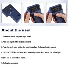 Handheld Copier RFID Reader Rewriter Smart ID Card Duplicator 125KHz Intellig…