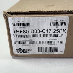 Star Micronics 25pk 80MM Receipt Paper 230′ Roll TSP100 TSP650 TSP700 37966290