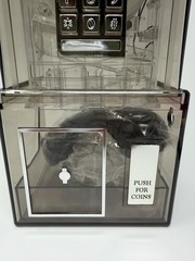 Clear Plastic Payphone Coin Bank Motorized Sorter Telephone Novelty Model 3124