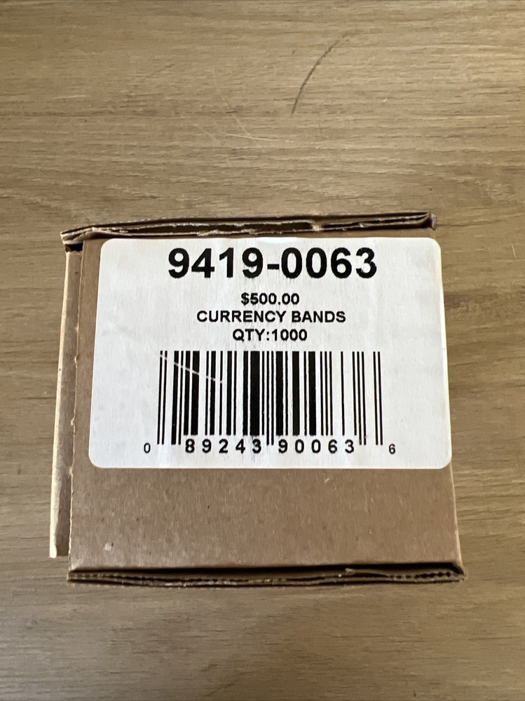 PM Company 9419-0064 $1000 Kraft Currency Straps 1000/PK New