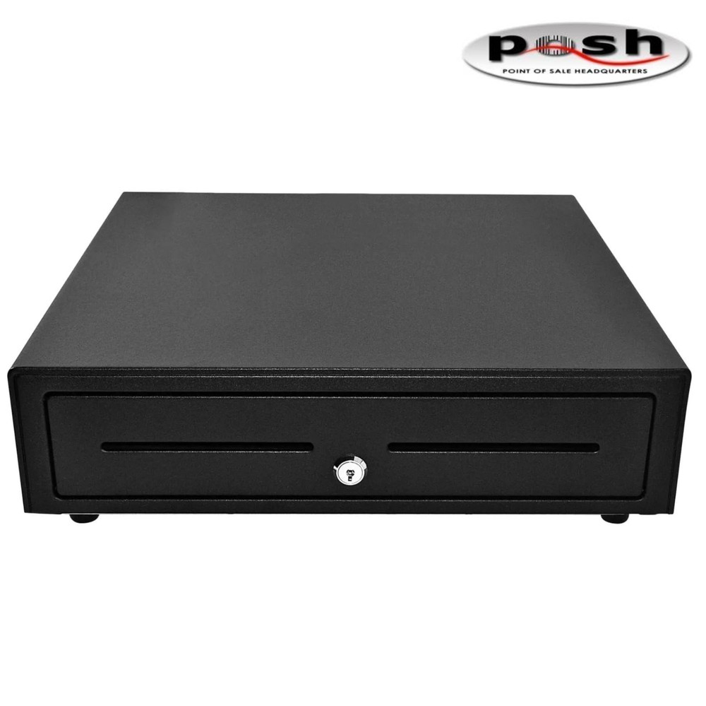 NEW Star Micronics 37968060 Cash Drawer Black 16×16 5 Bill 8 Coin POS