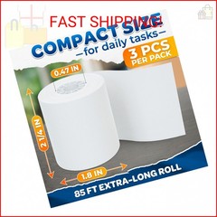 3-Pack Calculator Tape Rolls – Adding Machine Tape 2 1/4 In x 85 ft | Reliable R