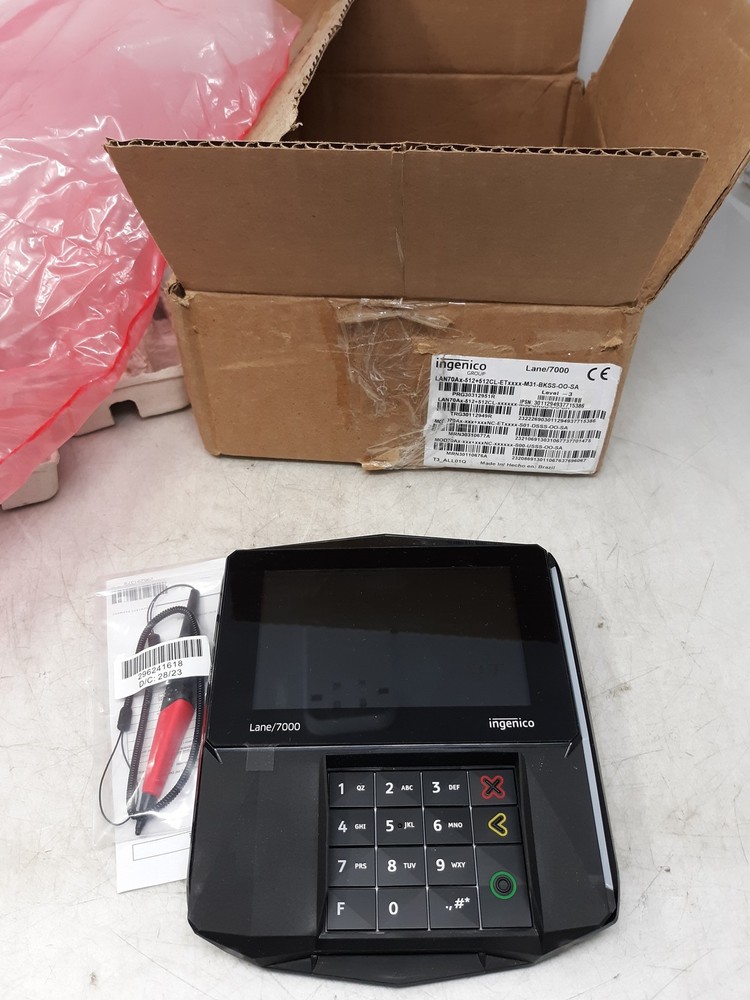 Ingenico Lane/7000 Payment Terminal Touchscreen PIN Pad Contactless