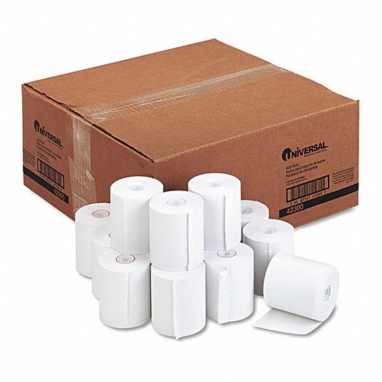 Universal Office Products 42300 1-ply Cash Register/Point of Sale Roll BOX OF 50