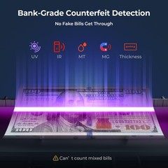 IMC51 Money Counter Machine Count Value, Add+Batch/Add+ Value Mode Bill Count…