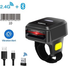 SYMCODE 1D Wireless Bluetooth Ring Barcode Scanner Reader for Mac OS Android iOS