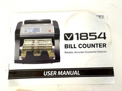 NADEX NXTE-1810 (V1854) Money Counter & Counterfeit Detector Professional Grade