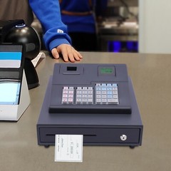 39 Keys Automatic Cash Register Cash Register English Cash Box With Compact Cash