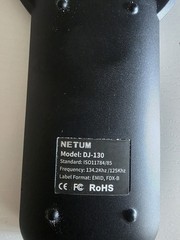 NETUM DJ-130 Bluetooth Handheld RFID Tag Reader Scanner w/ Battery
