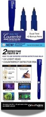 BioGuard Dual Counterfeit Money Detector Pen, UV Light Head Bonus Pack – Fak…