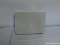 “Pre-Owned” Gray Locking Metal Cash Box No Keys w/ removable Cash/Change Tray