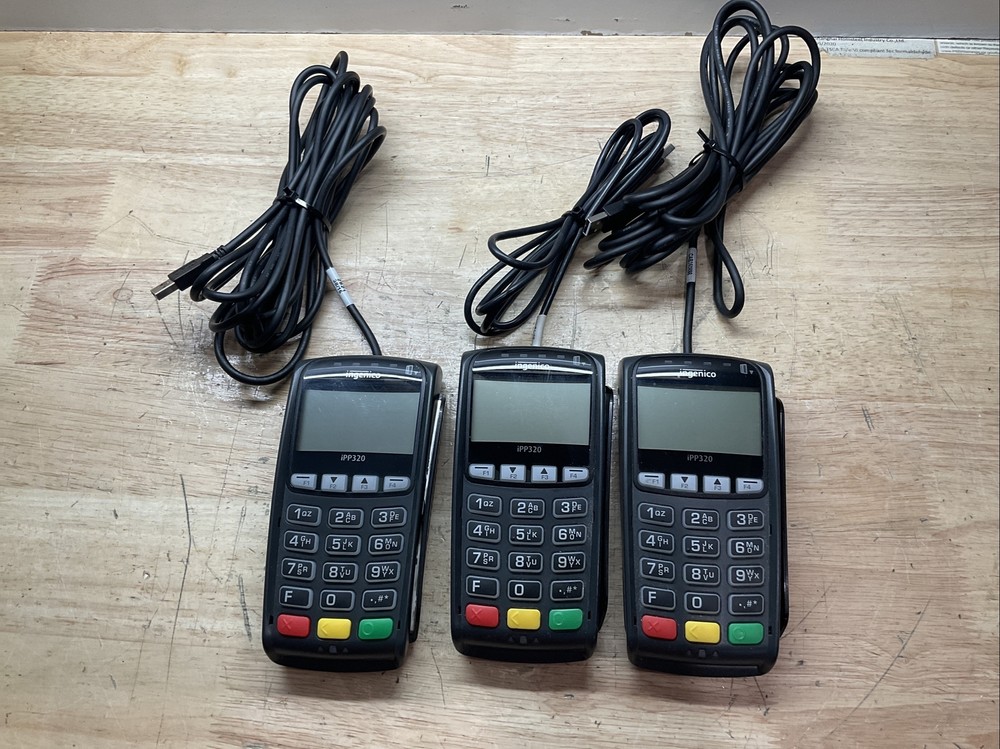 Ingenico iPP320 Pin Pad Payment Terminal Card Reader USB LOT OF 3