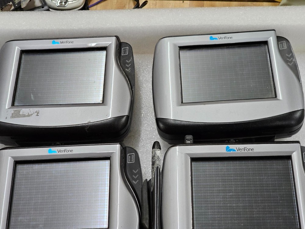 Lot of 4 – VeriFone MX870 Credit/Debit Card Reader Terminal for Parts / Repair
