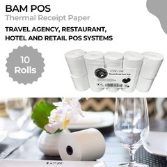 Thermal Paper Rolls, 3-1/8″ x 230 ft, Pack of 10 – Value Pack 10 rolls