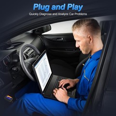 OBD2 Bluetooth Scanner for iPhone iOS Android Windows Car Code Reader Enhanced A