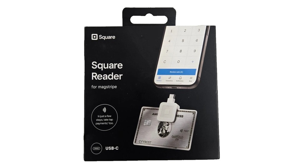 Square Reader For Magstripe (USB-C) Mobile Credit Card Reader Sealed