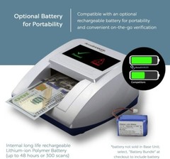 AccuBANKER D470 7-Point Counterfeit Bill Detector, Commercial Grade, UL Listed