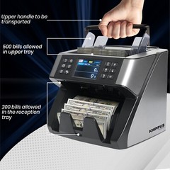 Money Bill Counter Machine Mixed Value Denomination Counting KHIPPUS Pro5500