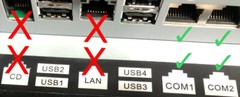 POS-X EVO-XZ1-SC XZ6 Cable Adapter RJ48 RJ50 COM to Printer Serial DB9 RS-232