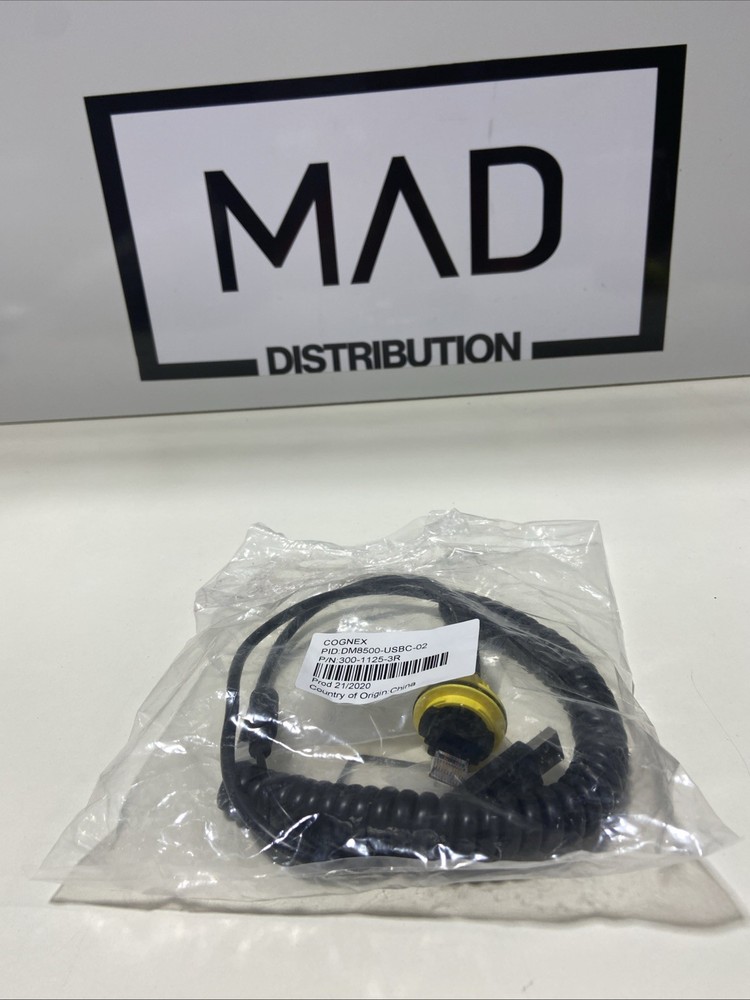 COGNEX DM8500-USBC-02 300-1125-3R DM 8000 COILED USB CABLE 2.5M DM8500USBC02
