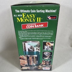 Vtg 90’s Magnif Easy Money 2 Ultimate Motorized Coin Bank Sorter w/ Ac Adapter