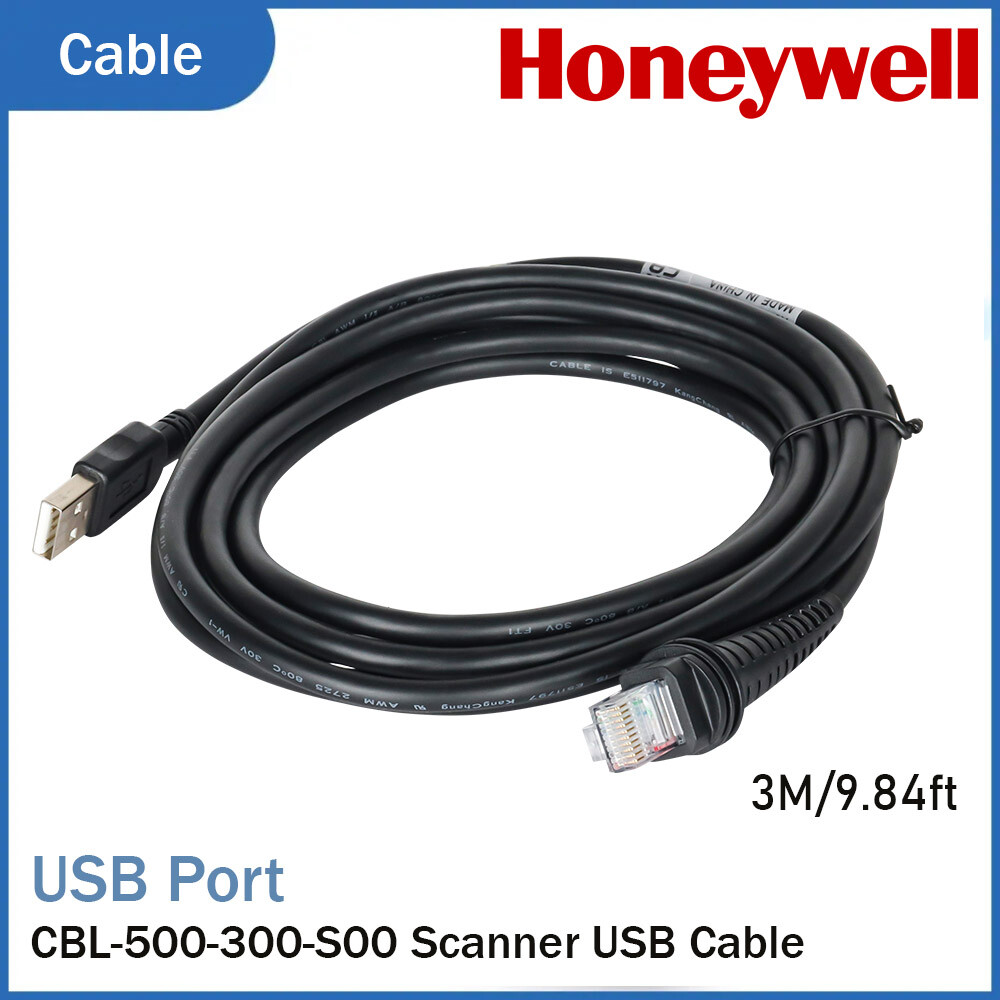 Honeywell CBL-500-300-S00 3M 9.84ft USB Scanner Cable for 1900G 1200G 1300G