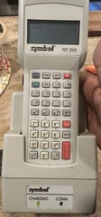 Symbol PDT 3100 Wireless with Cradle and Charger Missing Battery, Works !! Read!