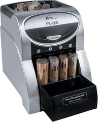 Royal Sovereign USD Coin Sorter, Patented Anti-Jam Technology with Coin Wrappers