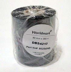 WORLDMARK 80254545 80mm X 380m DBS4210 CARBON RIBBON NEW