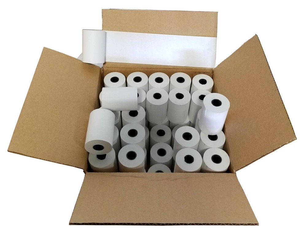 2-1/4″ 2.25″ Inches X 70′ Feet Thermal Paper (100 Rolls) BPA Free Made in USA