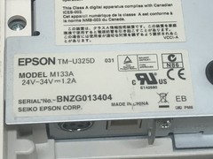 Lot of 3 Epson TM-U325D M133A POS Receipt Printers. NO AC Adapters READ DESC!