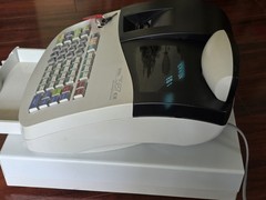 Royal Alpha 587CX Cash Register Management System With Keys Tested Works