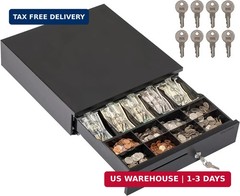 Volcora Electronic Cash Register Drawer for Point of Sale (POS) System, 5 Bill/8