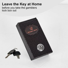 Metal Box for Gambler – Winners Bank Portable Safe Casino Money Pocket Sized …