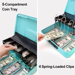 Anti-Theft Money Organizer Lockbox