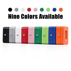 KYODOLED Medium Cash Box with Money Tray, Portable Lock Box, Limegreen