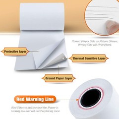 50 Rolls 2 1/4″ x 50′ Cash Register Credit Thermal Paper POS Receipt Papers US