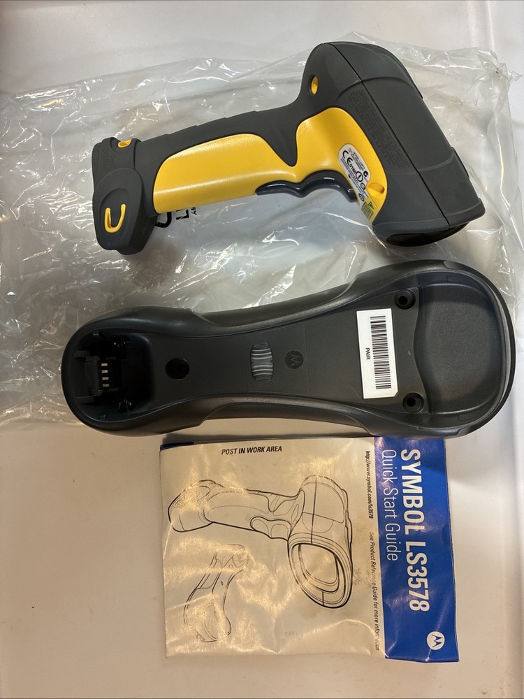 Symbol Motorola Zebra LS3578 Cordless Barcode 1D Scanner LS3578-FZ20005WR