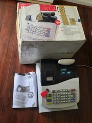Royal Alpha 587CX Cash Register Management System With Keys Tested Works