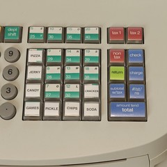 Royal Alpha 587cx Cash Register Management System ***No Keys***