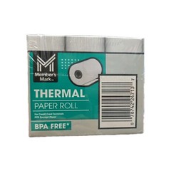 Member’s Mark Thermal Paper Bright White Lint & Bpa Free 2 1/4″ x 85 Ft 36 Roll