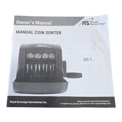 Royal Sovereign Manual Hand Crank Coin Sorter QS‑1
