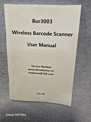 NADAMOO BUR3003 433MHz Wireless Barcode Scanner