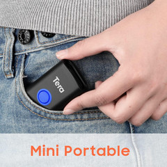 Wireless Barcode Scanner 1D Laser Mini Pocket Waterproof Scanner 3In1 Compatible